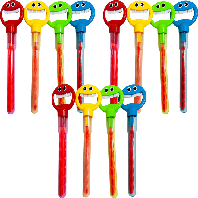 해피아이몰 문어 왕 스틱 비눗방울 4종 x 3p 세트 44cm, 혼합색상, 1세트