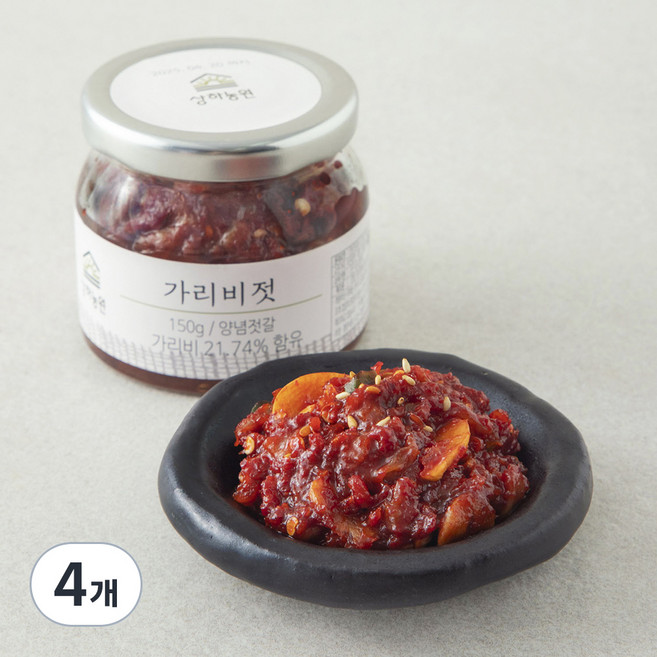 상하농원 가리비젓, 150g, 4개
