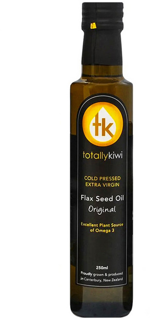 totally kiwi 冷壓初榨亞麻仁油, 250ml, 1瓶