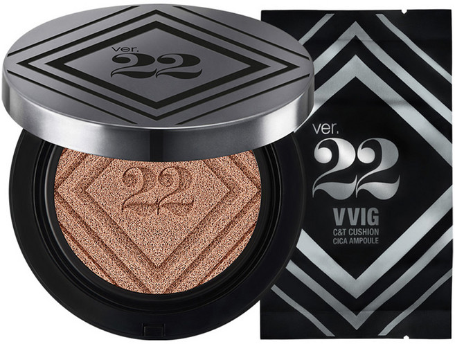 조성아22 씨앤티 시카 앰플 대왕쿠션 파운데이션 SPF50+ PA++++ 25g + 리필 25g, 1호라이트베이지, 1개