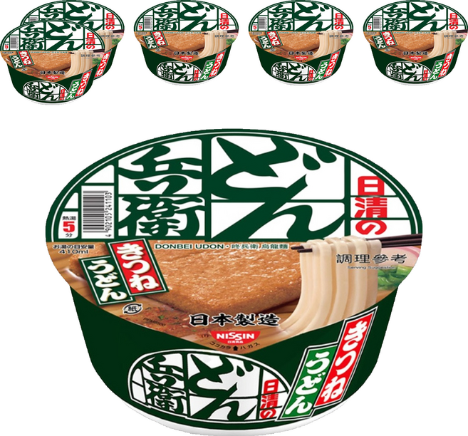 NISSIN 日清 咚兵衛 油豆腐烏龍麵 95g, 6入