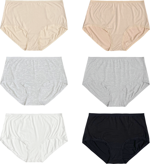 아날도바시니 여성용 통기성 소프트 모달 여성팬티 6p