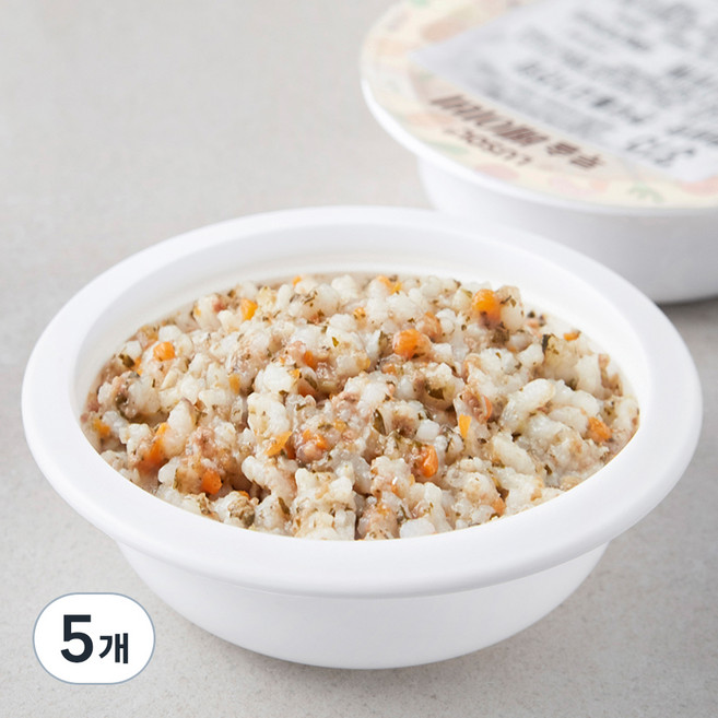 루솔 3단계 10~12개월 한우 불고기 진밥 이유식 315, 180g, 5개