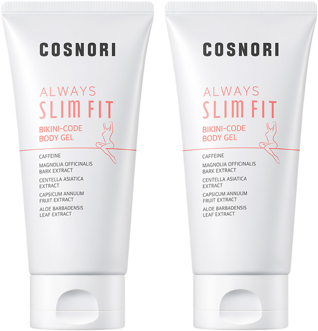 코스노리 올웨이즈 슬림 핏 비키니코드 몸매관리크림, 2개, 150ml