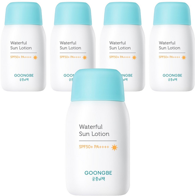 궁중비책 워터풀 선로션 SPF50+ PA++++, 80g, 5개