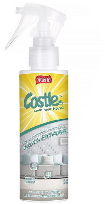 Castle 家適多 除菸淨味消臭防護噴霧, 150ml, 1瓶