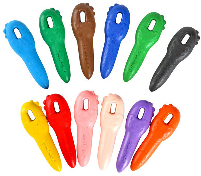 호안미로 손에묻지않는 키크레용 94686, 12색, 1개