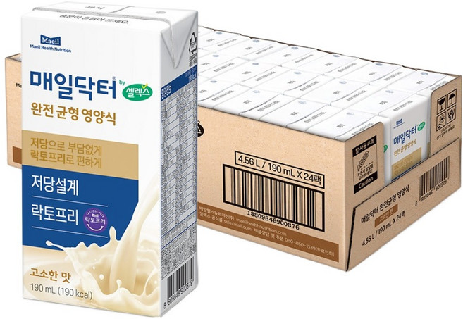 셀렉스 매일닥터 완전균형영양식 고소한맛, 190ml, 24개