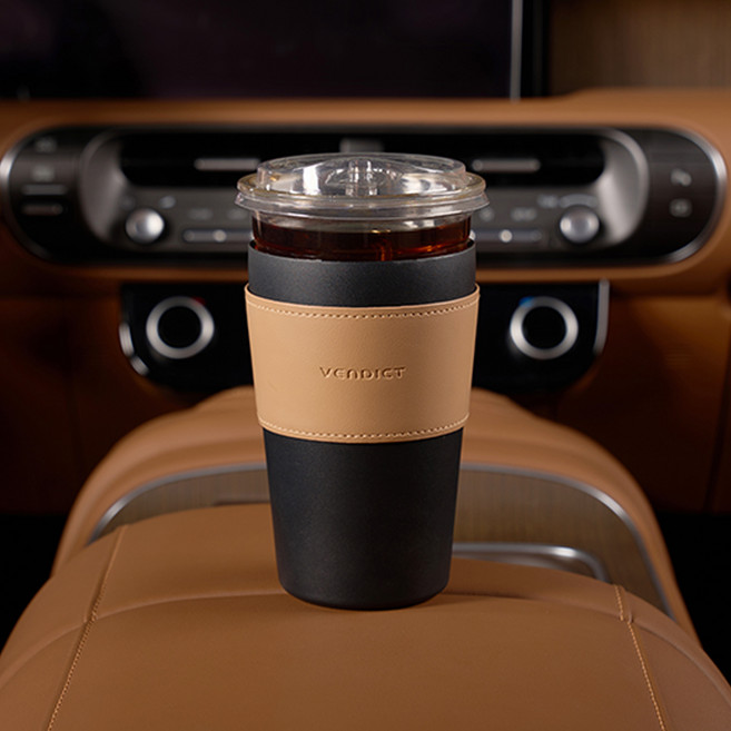 벤딕트 차량용 냉온 컵홀더 루스모 와이드, 1개, 블랙