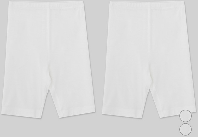 롤리트리 아동용 찰랑 레이온 스판 5부 레깅스 2p 세트