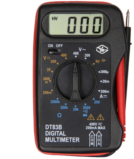종원 포켓 테스터기 전압 저항 측정기, 1개