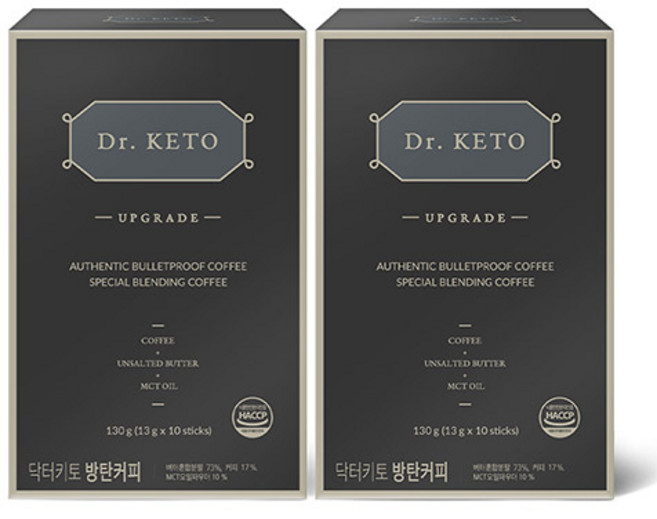 닥터키토 방탄커피 믹스, 13g, 10개입, 2개