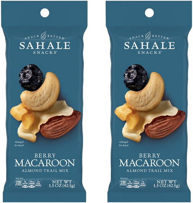 SAHALE SNACKS 藍莓馬卡龍杏仁, 42.5g, 2個