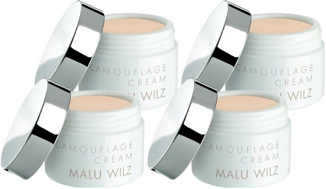 MALU WILZ KEMOPLAGE 遮瑕霜 6g, 13號 亮米色, 4個
