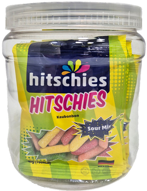 HITSCHLER 希趣樂 脆皮水果軟糖 酸味綜合, 320g, 1桶