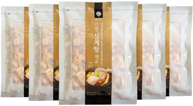 몸애조화 간편 삼계탕 재료, 30g, 5개