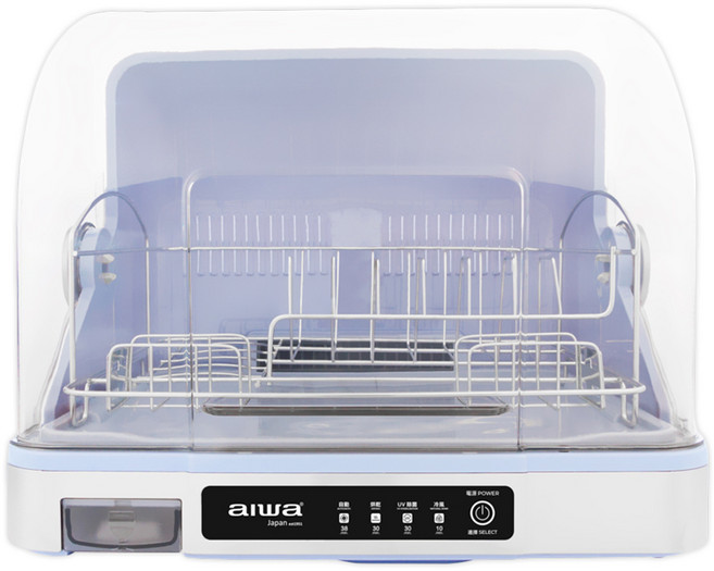 aiwa 愛華 ADD-2601 桌上型烘碗機 紫外線除菌 70度熱風循環烘乾 開蓋斷電保護
