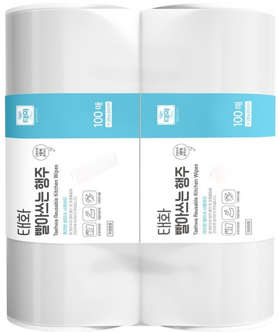 태화 빨아쓰는 행주, 1개, 2롤