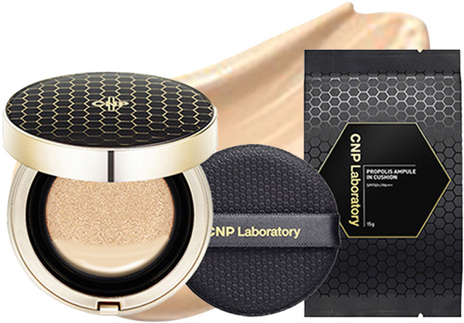 CNP차앤박 프로폴리스 앰플 인 쿠션 파운데이션 15g + 리필 15g 세트, 21호, 1개