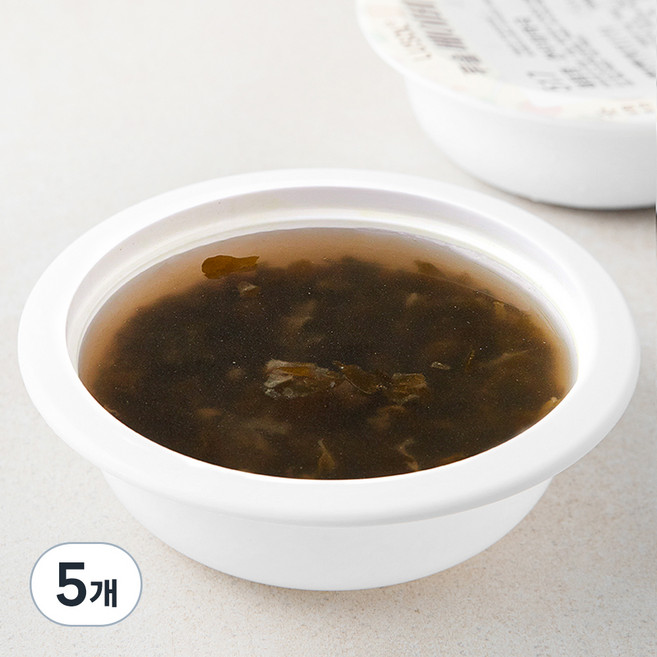 루솔 한우미역국 517, 150g, 5개