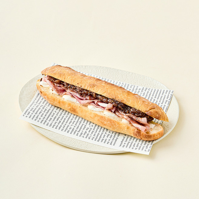 프렌떼 무화과 리코타 바게트 샌드위치 브레드 (냉동), 130g, 1개입, 1개