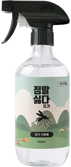 정말싫다 모기 기피제, 1개, 500ml