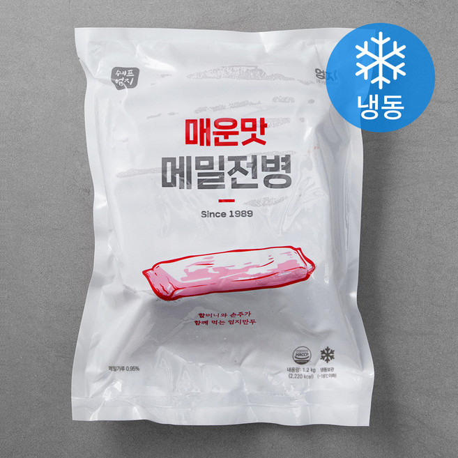 쉐프엄지 매운맛 메밀 전병 (냉동), 1.2kg, 1개
