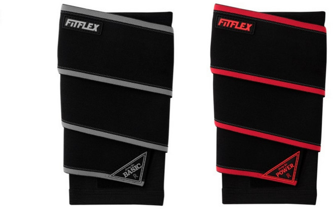 핏플렉스 팔꿈치 보호대 슬리브+베이직+파워 서포트 스트랩 좌우세트, 혼합색상, 1세트