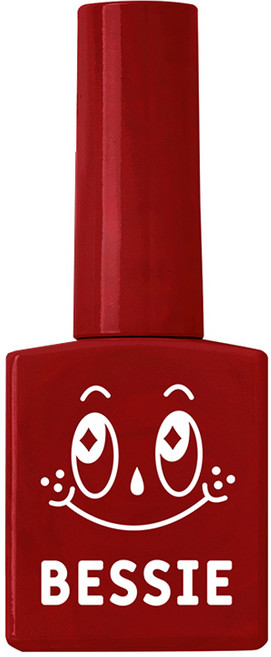 BESSIE 七彩系列 美甲凝膠, R04 辣椒紅色, 11ml, 1瓶