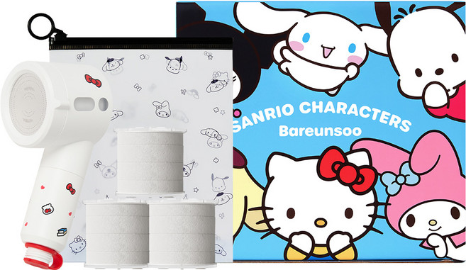 바른생활수산리오여행용미니필터샤워기 + 일반형필터 3p, 1세트, 헬로키티