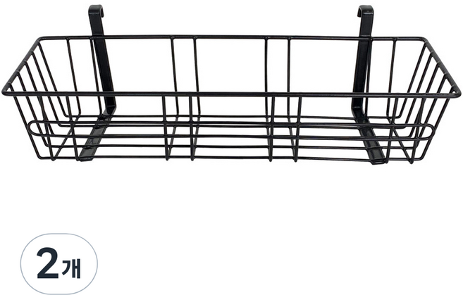 다용도 창틀 선반, 블랙, 2개