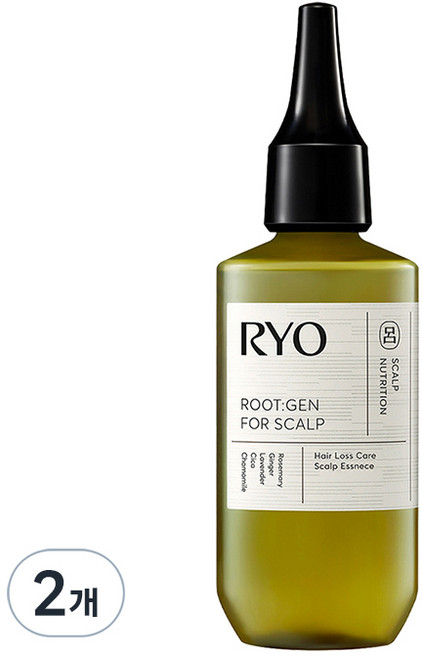 려 루트젠 탈모증상전문케어 두피에센스, 2개, 80ml