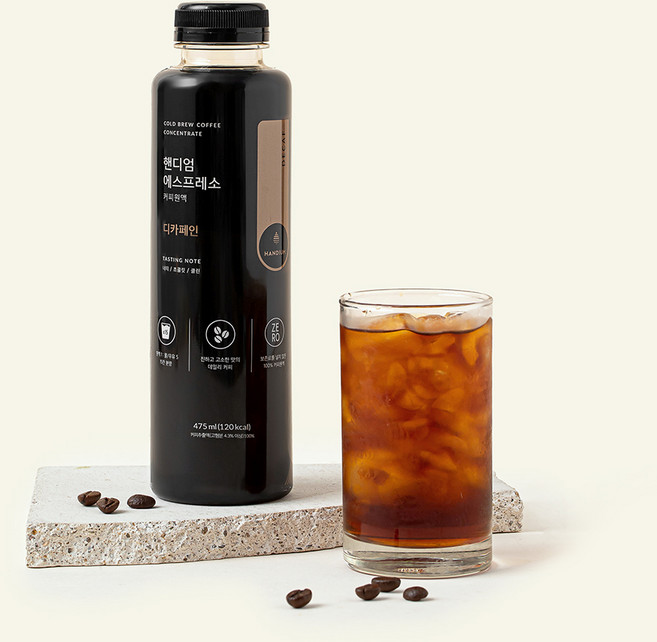 핸디엄 에스프레소 커피원액 디카페인, 475ml, 1개