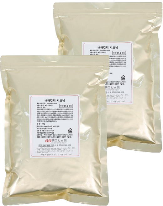 상상시즈닝 버터갈릭 시즈닝, 1kg, 2개