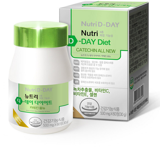 뉴트리디데이 다이어트 카테킨 올뉴, 60정, 1개