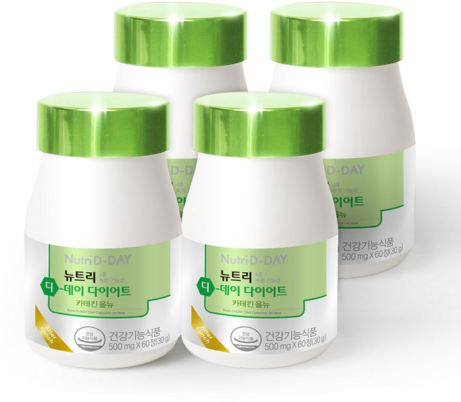 Nutri D-DAY 兒茶素孅萃錠, 60顆, 4罐