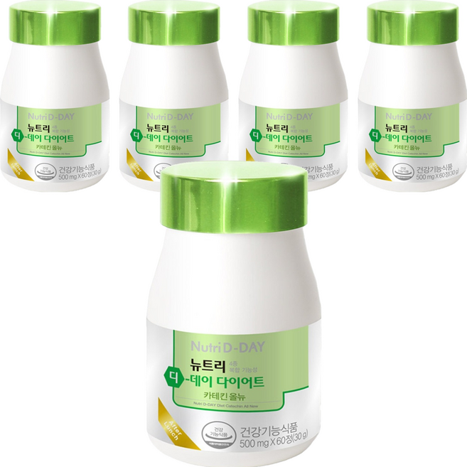 뉴트리디데이 다이어트 카테킨 올뉴, 60정, 5개