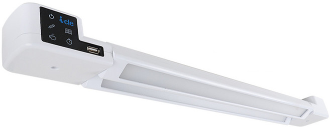 아이클 독서실책상 LED 스탠드 WJK-351F, 혼합색상