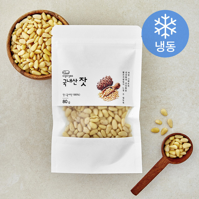 다정다감푸드 국내산 잣 (냉동), 1개, 80g