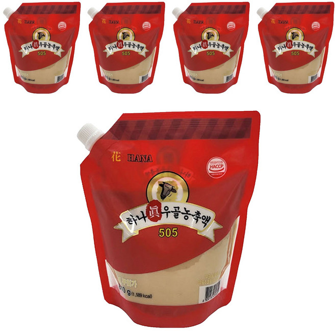 토호식품 하나 진우골농축액 505, 840g, 5개