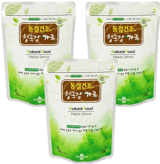 산마을 동결건조 청국장가루, 80g, 3개