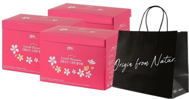 오트리 고메넛츠 스위트 블라썸 30p + 쇼핑백, 750g, 3개