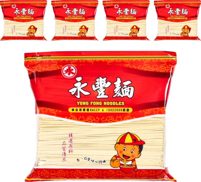 源永豐食品 麵條, 1.8kg, 5袋