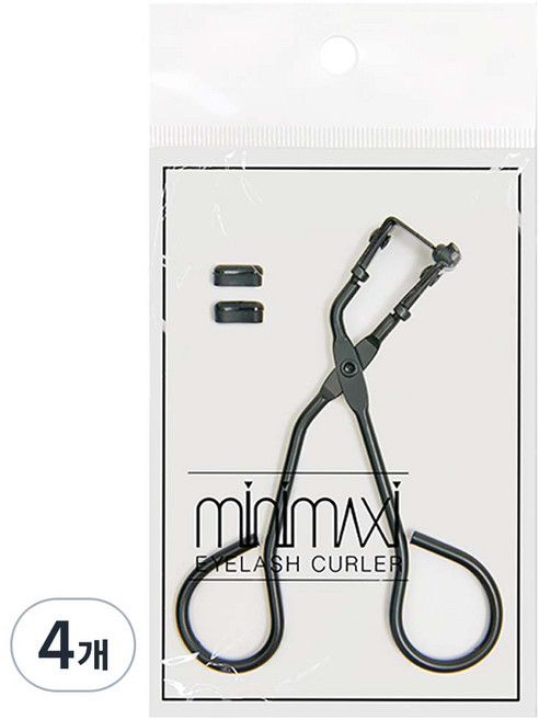 미니맥시 부분 언더 아이래쉬 뷰러, 어반블랙, 4개