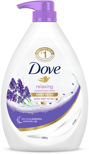 도브 릴렉싱 바디워시 라벤더향, 1L, 1개