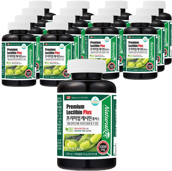 Naturalize 頂級卵磷脂Plus, 180錠, 15個