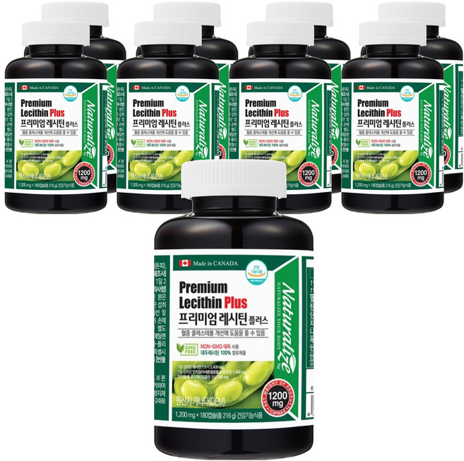 네추럴라이즈 프리미엄 레시틴플러스, 180정, 9개