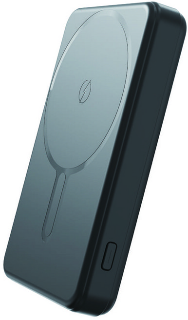 스마텍 20W 마그네틱 거치대 보조배터리 5000mAh, 블랙, STPB-MP5S