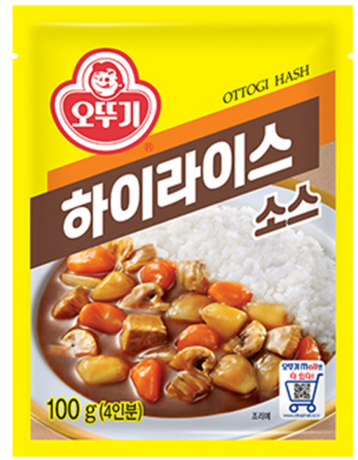 오뚜기 하이라이스 소스, 1개, 100g