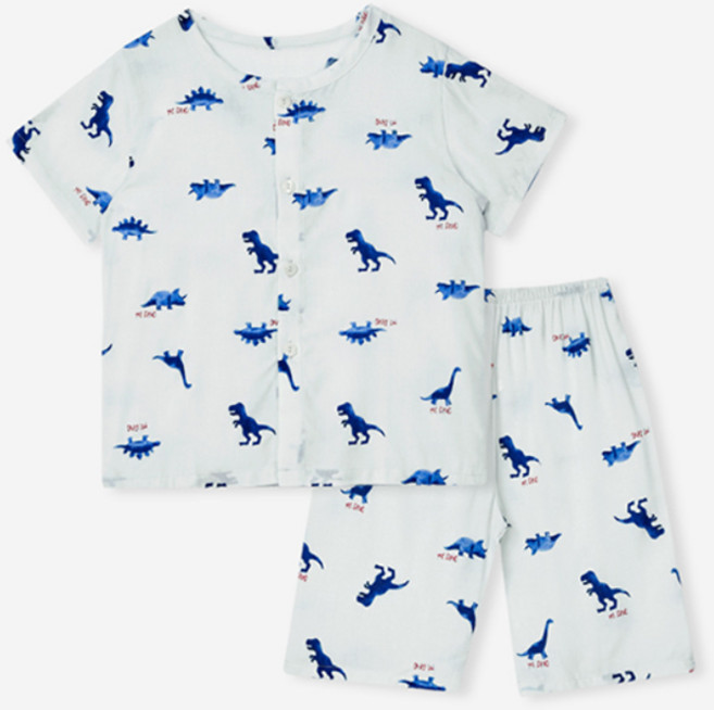 유니프랜드 남아용 5부 잠옷 상하의 세트